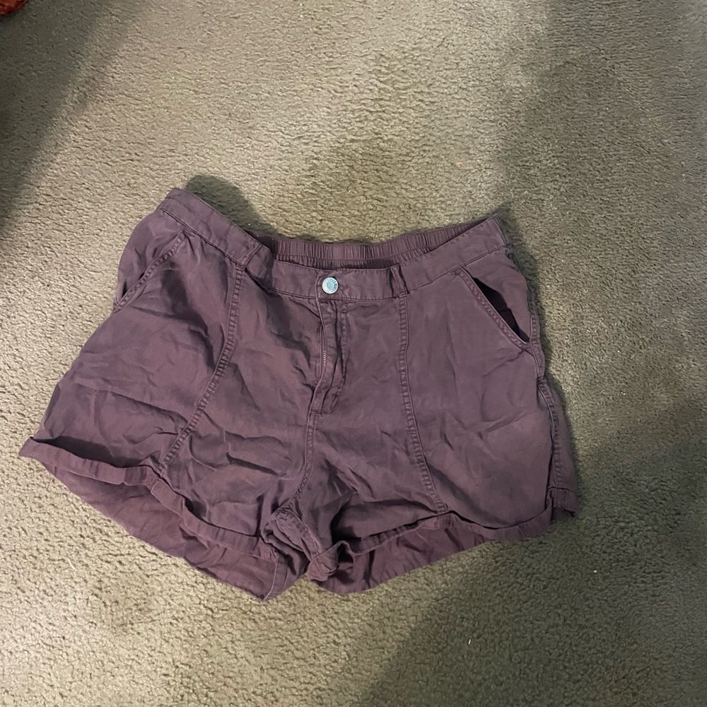 Women's Casual Purple Shorts
